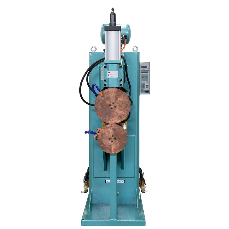 Máquina de soldadura de costura neumática FN-50, soldadura por rodillo, soldadura de costura circunferencial, costura transversal/costura longitudinal se puede personalizar